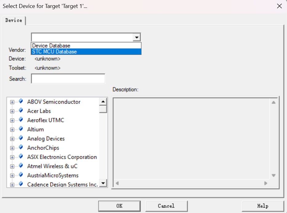 device select