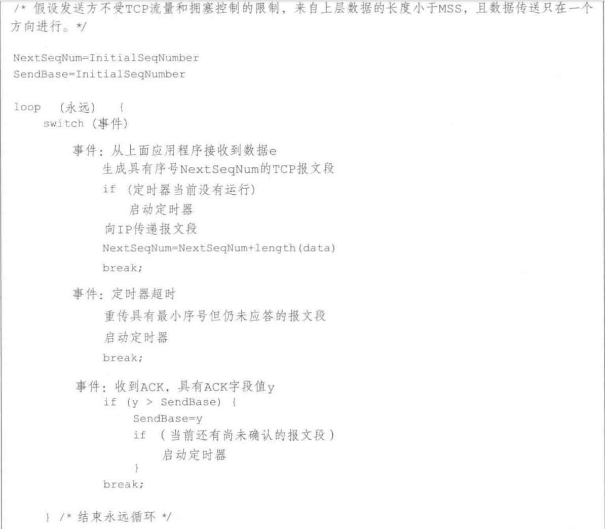 简化的发送方