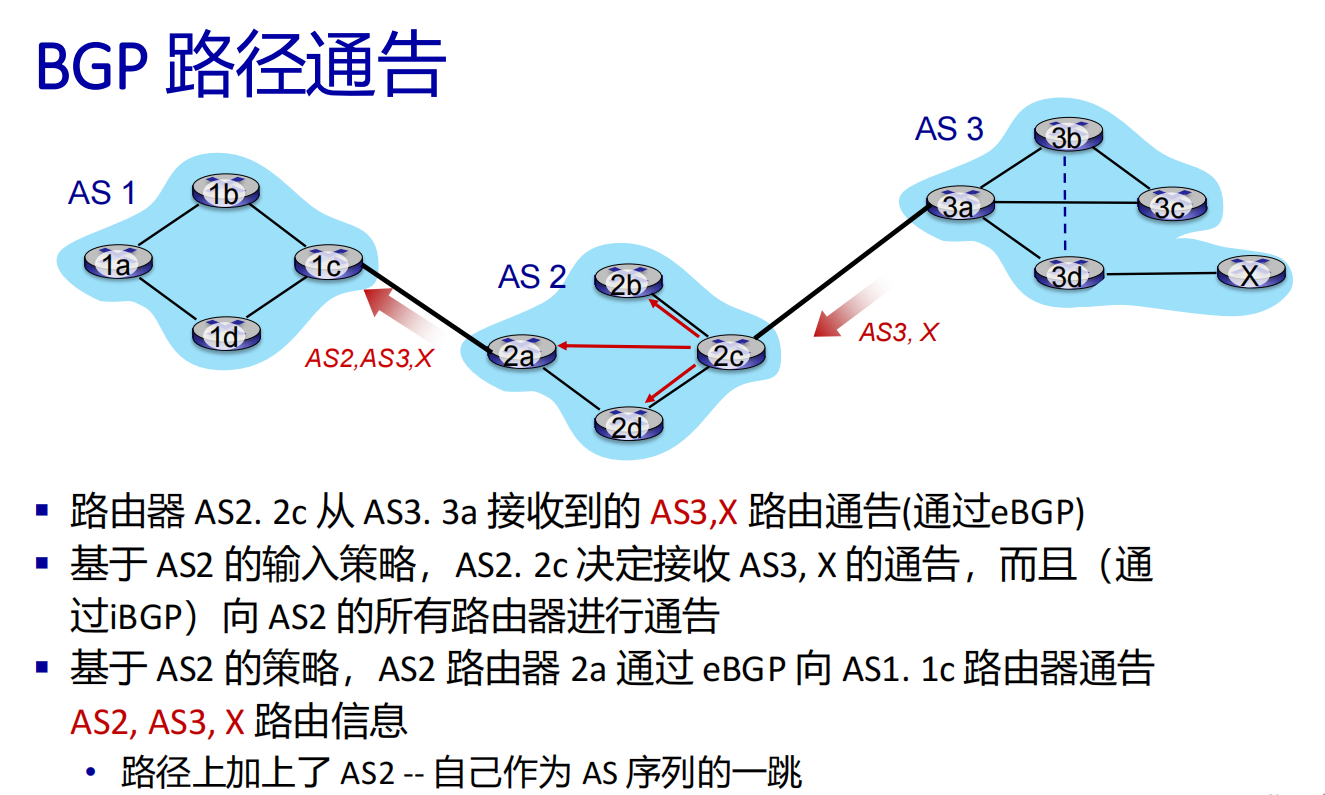 BGP路径通告